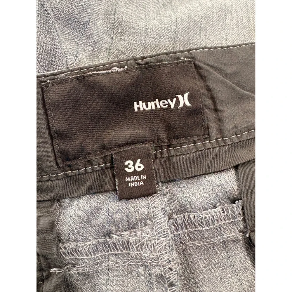 Hurley Mens Gray Heather Chino Shorts Size 36 Buckle Exclusive